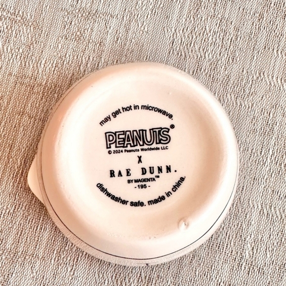 Peanuts Rae Dunn Snoopy & Woodstock Ceramic Measuring Cups 4 Designs NEW! - Picture 4 of 5